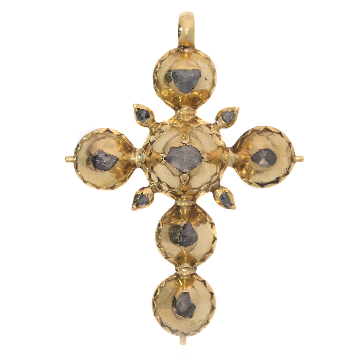 Devotional Radiance: An 1812 Georgian Gold and Diamond Cross
